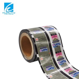High Quality Laminated Material Pet VMPET PE Plastic Roll Film with Custom Logo Design Printing Shampoo Packaging
