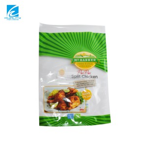 Custom Printed Plastic Frozen Chicken Vacuum Seal Packing Bags For Food