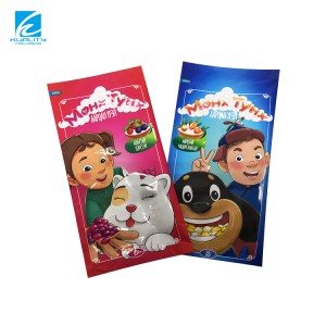 Custom smallsealable recycle mylar bags for candy gummy food foil sealed packaging for small candy