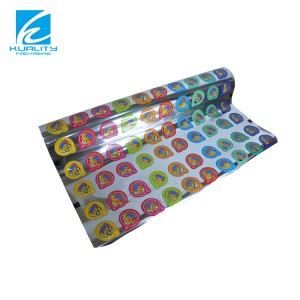 Plastic Aluminium Film Flexible Cup Lid Sealing Packaging Roll Film