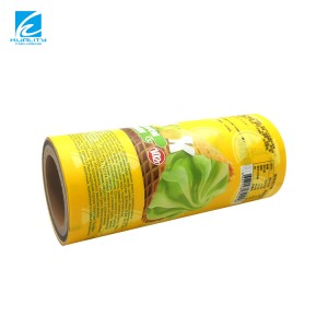 Custom Heat Seal Laminated Plastic Paper Ice Cream Popsicle Ice-lolly Packaging Film