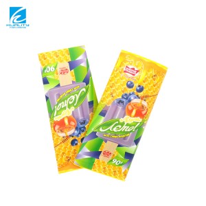 Custom Printed  Plastic Biodegradable Ice Cream Package Ice Popsicle Sticks Packaging Bags