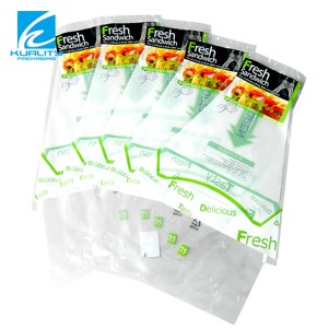 Reusable triangle transparent opp sandwich packaging bag
