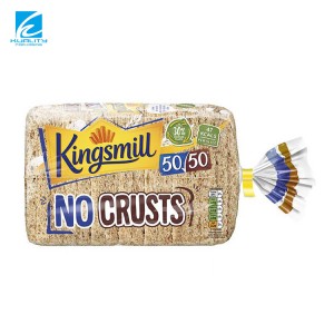 Printed Custom Logo Transparent Plastics OPP Loaf Reusable sourdough Bread Bags Dessert Bag