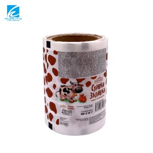 Customized printed food packaging plastic cold seal film for chocolate candy