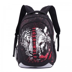 China Wholesale Duffle Tote Bags Pricelist –  Animal face animal protection printing promotion backpack  Teen-ager school student backpack with vivid Lion ,Tiger dinosaur printing Cool Trave...