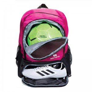 OEM Cheap Promotion Ball Holder Bag Suppliers –  Sports Soccer Backpack with Ball Compartment Cleat Soccer Ball Bag – New Hunter