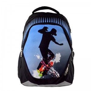 China Wholesale Outdoors Gym Duffle Bag Manufacturers –  School backpack creative bag construction student backpack charming image printing with athlete sports showing gradient color for boy...