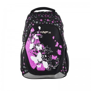 China Wholesale Canvas Duffle Bag Pricelist –  Cartoon pretty girl printing flower images sweetheart sublimation printing student backpack  primary  middle school girls young people  hot sal...