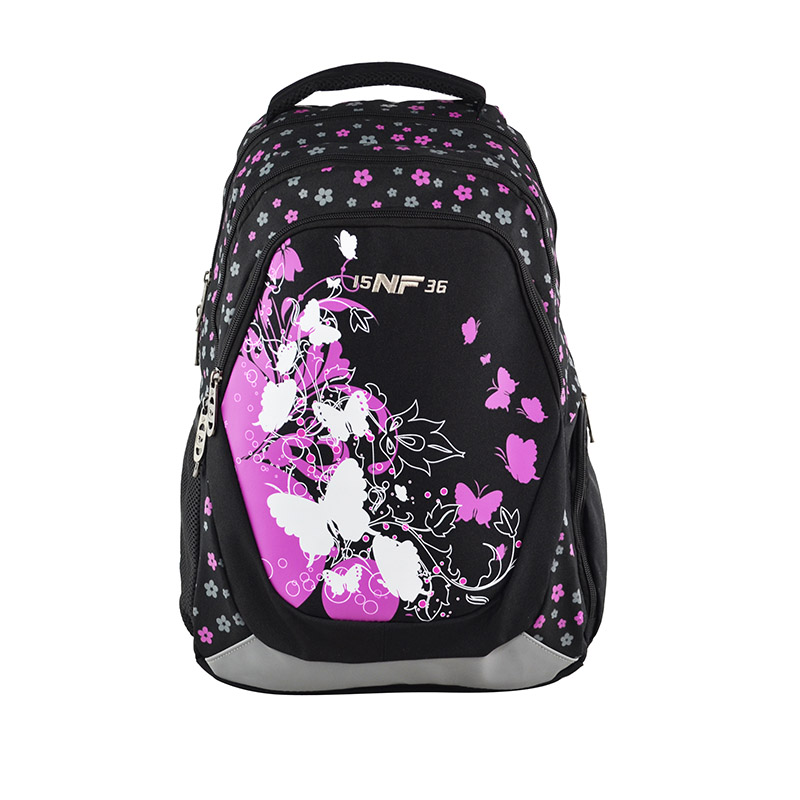 OEM Cheap Tear Resistant Travel Duffle Bag Factories –  Cartoon pretty girl printing flower images sweetheart sublimation printing student backpack  primary  middle school girls young people...