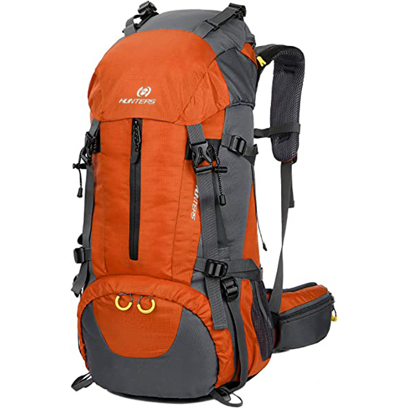 Bseash Mochila de senderismo de 50 L, resistente al agua, ligera, para  deportes al aire libre, bolsa de viaje para camping, escalada, turismo,  Rojo 