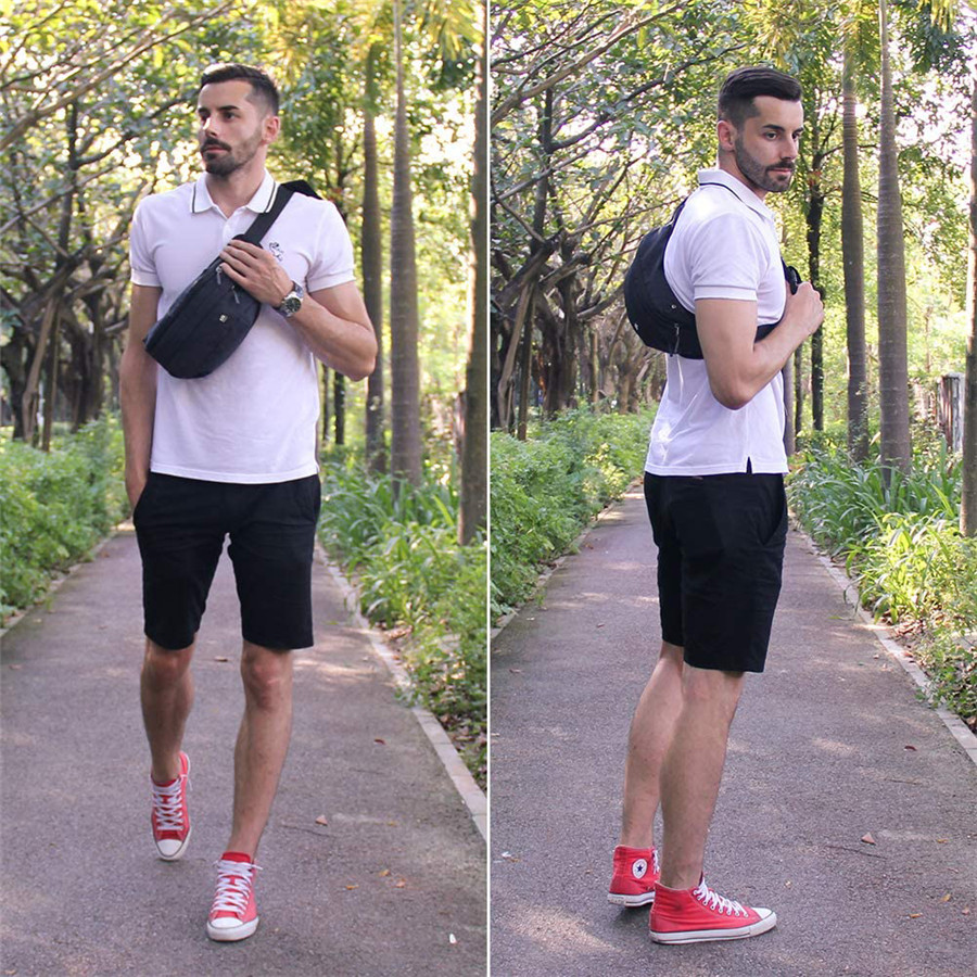 Fanny Pack for Men Women Water Resistant Large Hiking Waist Bag Pack Carrying All Phones for Running Walking Traveling03