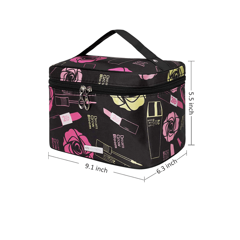 Women Portable Cosmetic Bags Cute Makeup Travel Case Multifunctional Make up Bag, Toiletry Bag Travel Bags for Women Girls
