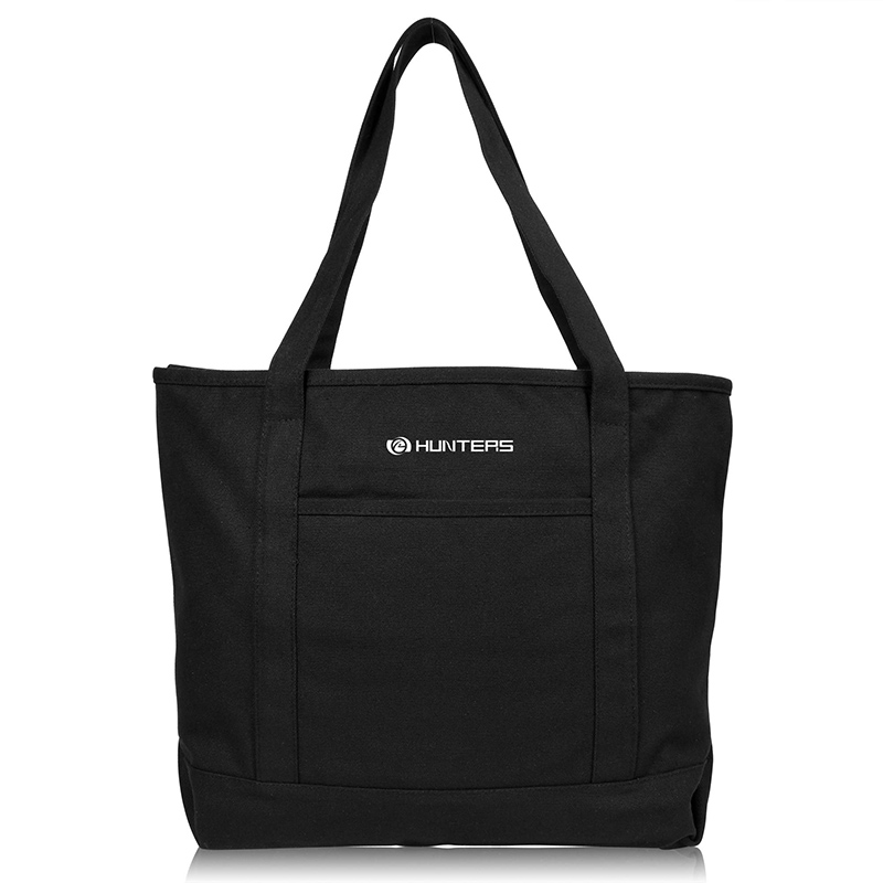 20 Solid Color Cotton Canvas Shopping Tote Bag