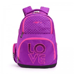 China Wholesale Travel Backpack Quotes –  LOVE Large Multi-Compartment School Bag Laptop Backpack for Girl Student – New Hunter