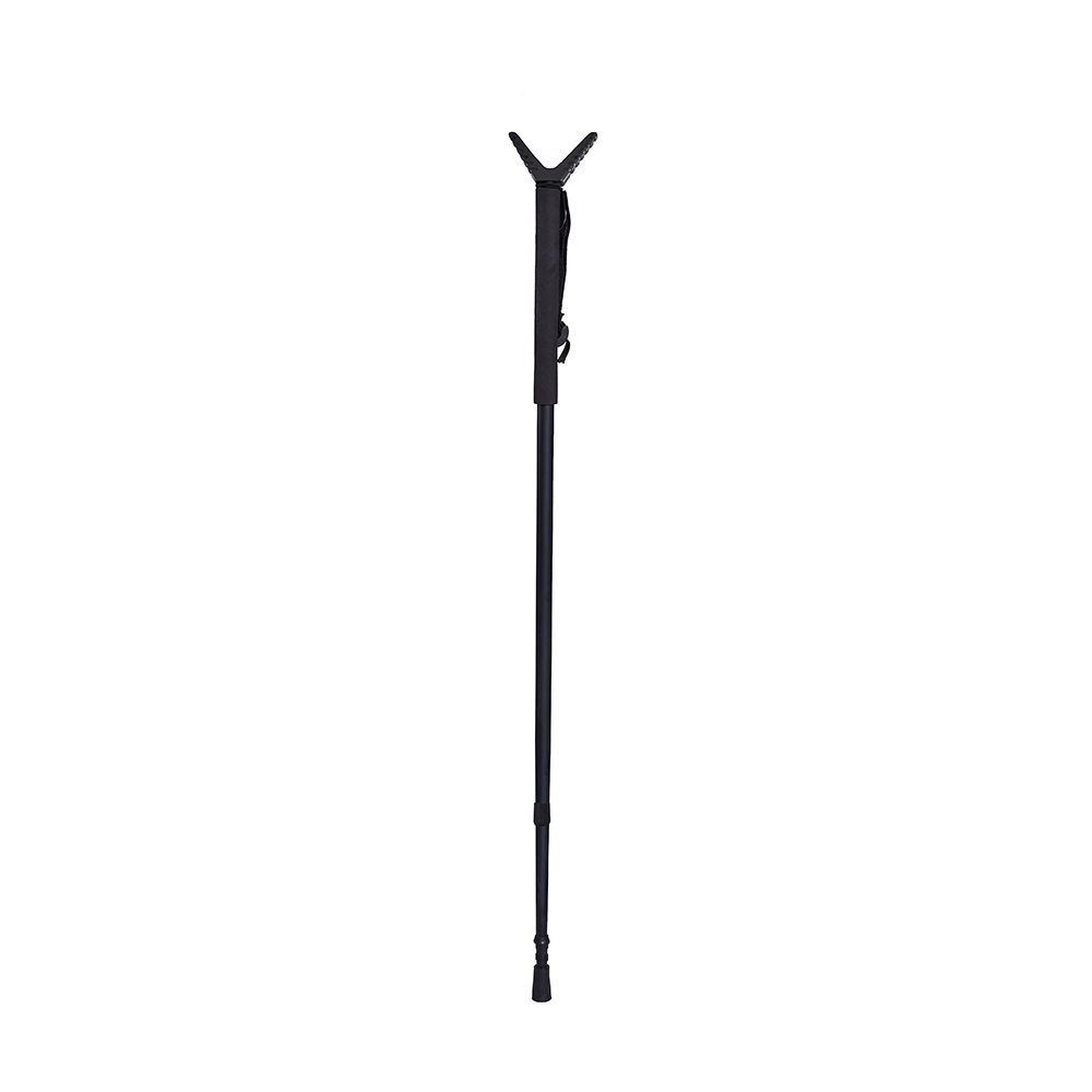 Monopod shooting hunting stick with inner twist locking system