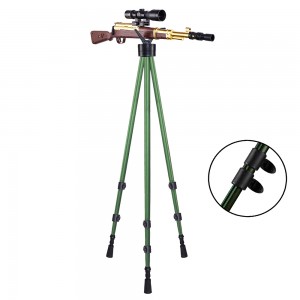 Tripod Shooting Stick With Fluted Tubes