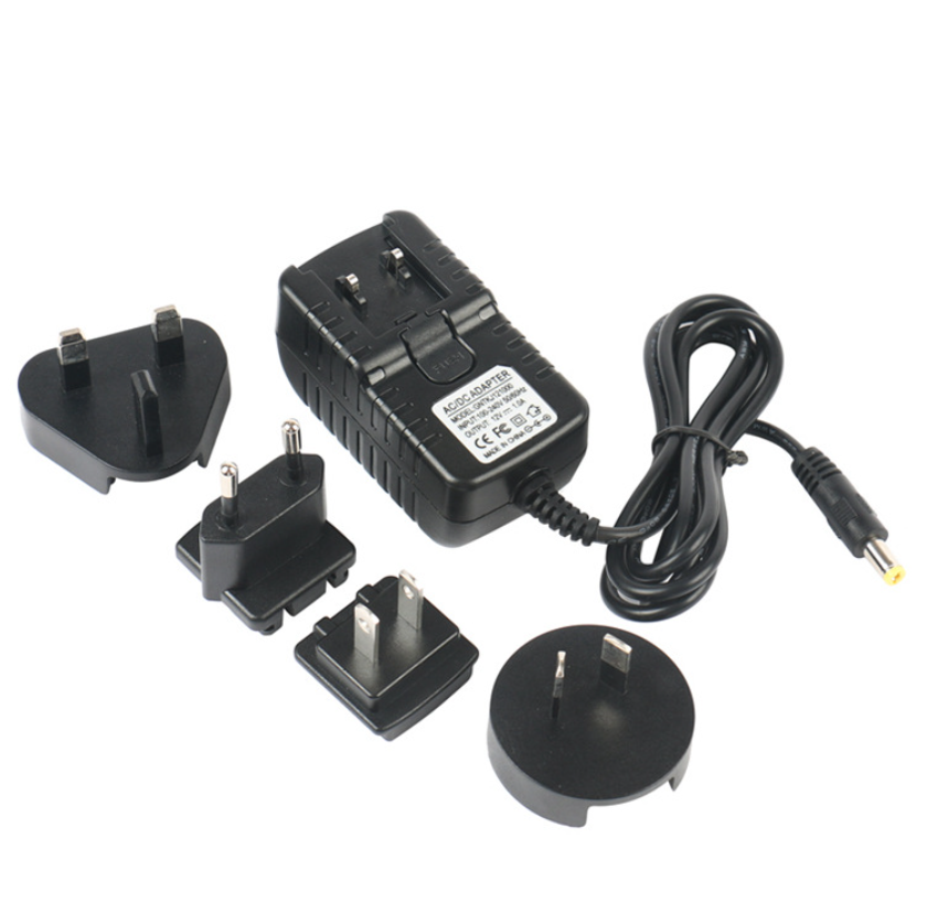 China Cheap price 18v Dc Adapter - Interchangeable Adapter 12V 3A Wall Plug-in Adaptor US/AU/UK/EU Plug – Huyssen