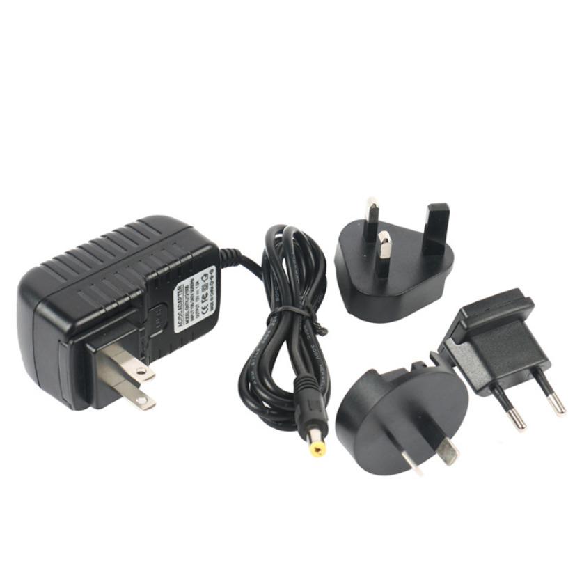 China Interchangeable Adapter 12V 3A Wall Plug-in Adaptor US/AU/UK/EU Plug  Manufacturer and Supplier