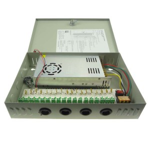 400W 24V 16.7A 18CH CCTV Box Power Supply