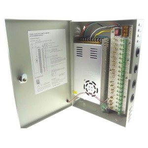 12V 30A 18CH CCTV Power Supply Box Cabinet 360W