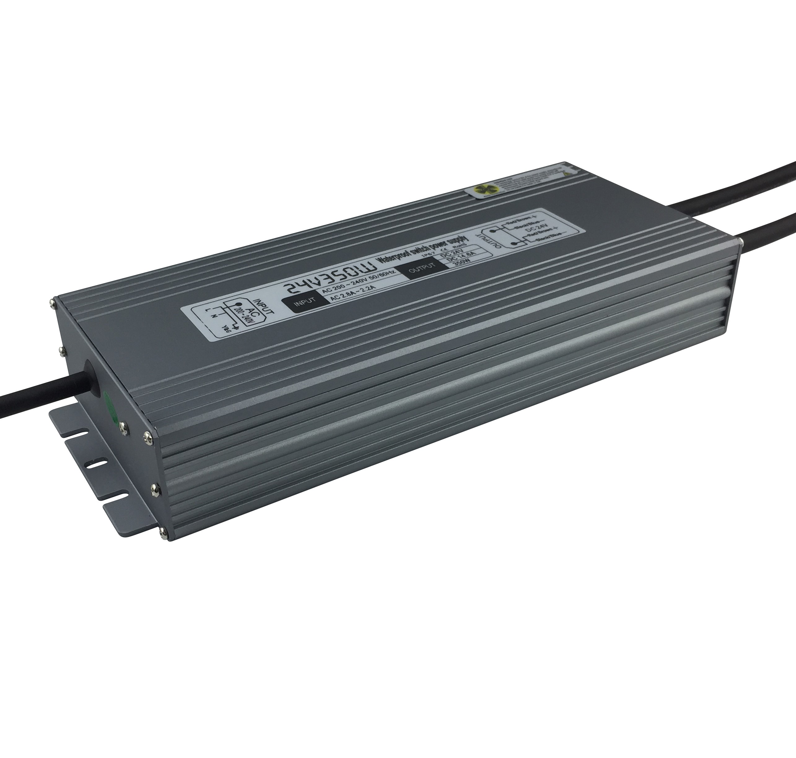 Discountable price 12v 600w Power Supply - Waterproof Led Power Supply 24v 15a 360W Ip67 Led Driver  – Huyssen