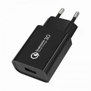 QC3.0 Fast Charger 5V 4A Inaistrithe EU Charger