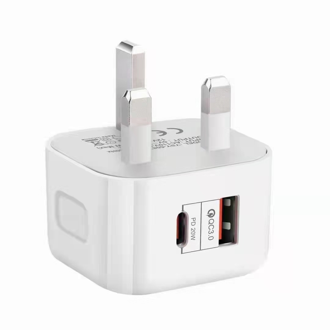 China Supplier Gan Usb C Charger - QC3.0 Fast Charger 5V 3A Portable UK Charger PD 20W – Huyssen