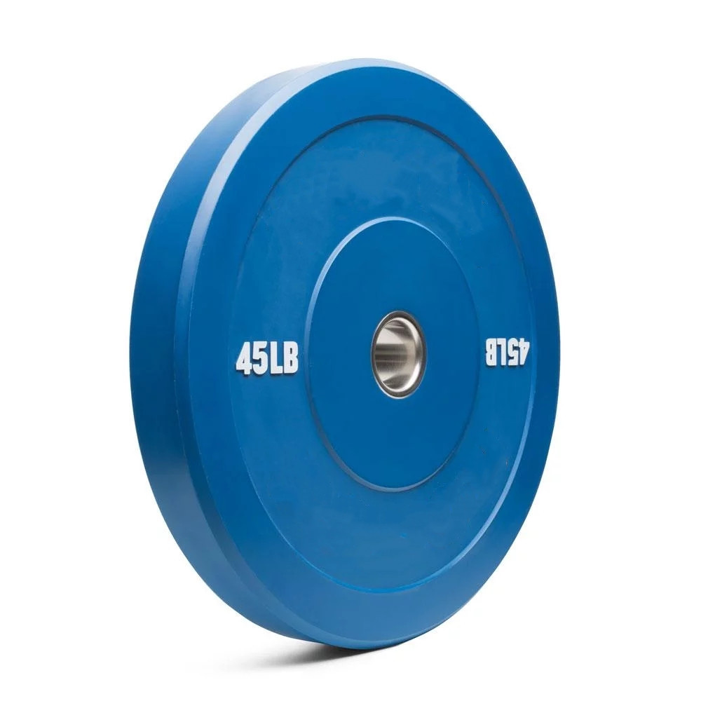 Gym Barbell Rubber Bumper Weight Plate Colored