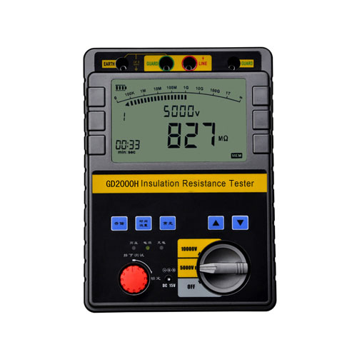 China High Quality earth resistevity testing Factory –  GD2000D Insulation Resistance Tester – HV Hipot