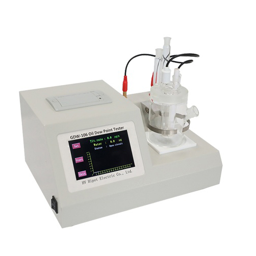 China High Quality oil testing equipment Manufacturer –  GDW-106 Oil Dew Point Tester User’s Guide – HV Hipot
