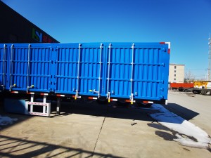 China factory maufacture van container semi-trailer