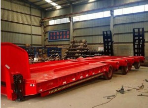 lowbed semi-trailer high quality China factory