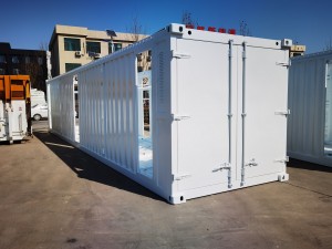 van container semi-trailer