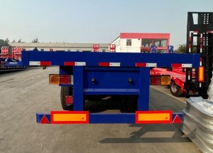 truck with flatbed trailer