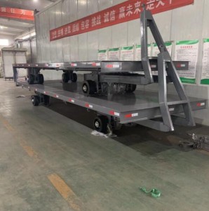 lowbed trailer with axle dolly