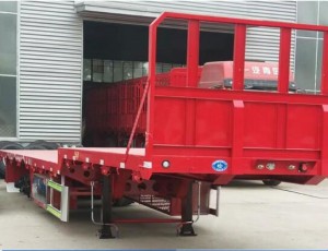 drop deck heavy duty lowbed trailer