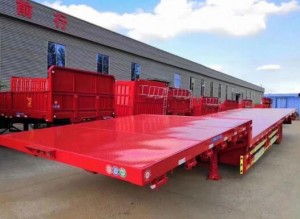 low bed truck trailer