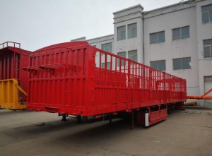 Factory price customize fence semi trailer