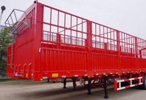 60 Ton Fence Cargo Trailer