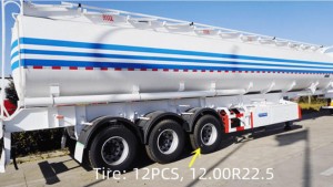 3 Axle 45000 Liters Fuel Tanker