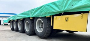 China made 40Ft Low Bed Trailer