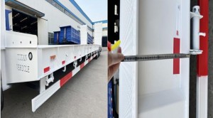 Container Low Bed Semi Trailer
