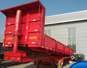 China hot sale tri Axle 40 Ton Side Tippers