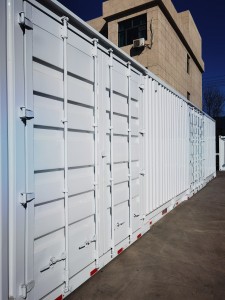 high wall van container trailer