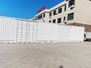 van container semi-trailer