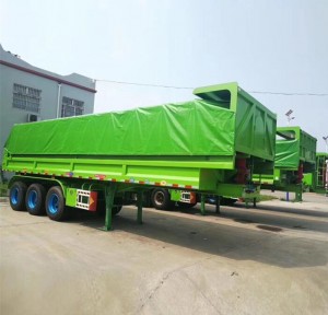Hydraulic U shape dump trailer