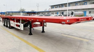 china made flatbed semi trailer
