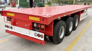 china made flatbed semi trailer