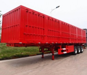 China high quality van semi trailer